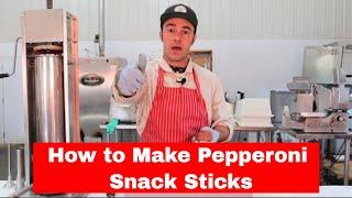 How to make Snack Sticks/Pepperoni Sticks Recipe