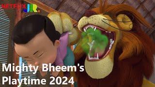 Mighty Bheem's Playtime mischievous boy and tiger | FULL Netflix Jr 2024