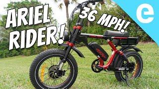 Ariel Rider Grizzly Review: 36 MPH Electric Bike!