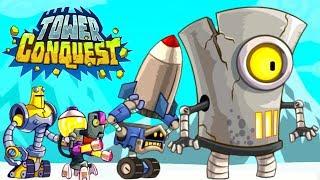 МЕГА БОСС и АРМИЯ РОБОТОВ! Мульт игра про БОИ и СРАЖЕНИЯ на АРЕНЕ Tower Conquest