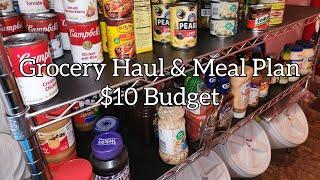 Three Rivers Pantry Challenge • $10 Weekly Grocery Budget • Week 6 Grocery Haul • Meal Ideas