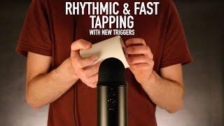 ASMR Rhythmic & Fast Tapping With New Triggers (No Talking)