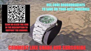 WATCH REVIEW: @TheGLDShop  TheShopGLD Iced Out Alpha Era 42mm Cubic Zirconia Watch Review