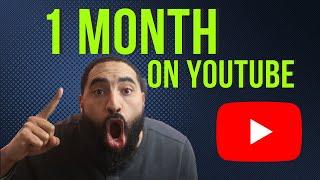 Thinking of Starting a Youtube Channel? | Here's what I learned in my first month !