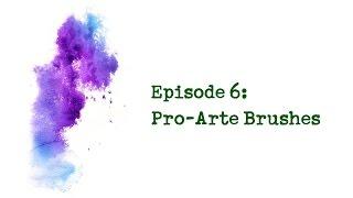 Product Review 6 - Pro-Arte Brushes For Watercolour