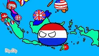 History of Indonesia (1900-2021) Countryballs