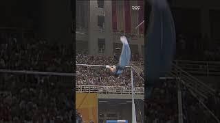 Igor Cassina's   breathtaking high bar performance at Athens 2004