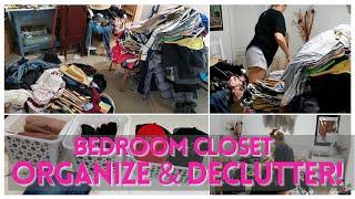 SMALL CLOSET ORGANIZATION/EXTREME DECLUTTER AND ORGANIZE/CLOSET MAKEOVER/KONMARI/ (jubara)
