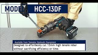 HCC-13DF Cordless 13mm Rebar Cutter from Stainelec Hydraulic Equipment