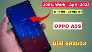 Oppo A5s Hard Reset || Oppo A5s Password Unlock | Without Pc 2023 | Oppo A5s Ka Lock Kaise Tode