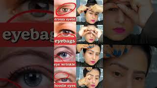 ️faceyoga hoodie eyes,eye wrinkle free, hoddie eyes face try it #shorts