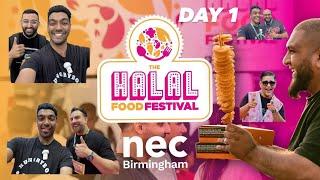 THE HALAL FOOD FESTIVAL NEC 2024 DAY 1!! MEGA COLLABS FT HEYMAN, HALAL MUNCHIES, MR MUNCHBOX & TAS!!