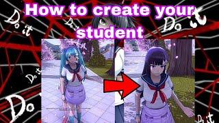 How to create a student / How to change Ayano's uniform and more - Tutorial #yanderesimulator #game