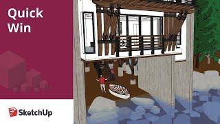 Use Fast Styles to decrease lag in your SketchUp model - Quick Win