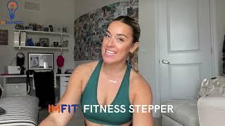 IMFIT Fitness Mini Stepper with Resistance Band