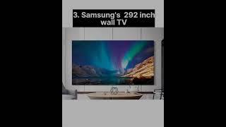 Top 𝟱 largest TV in the world #short #shorts #youtubeshorts #shortfeed #top #top5 #topfive