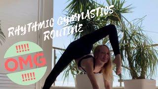 Rhythmic gymnastics compilation / balances, stretches, battements