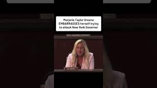 Marjorie Taylor Greene EMBARRASSES herself trying to attack New York Governor