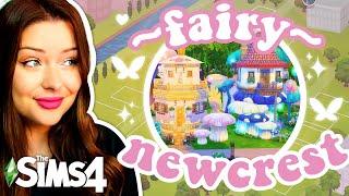 Turning Newcrest into a FAIRY WORLD in The Sims 4