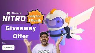 Discord Nitro Giveaway Offer | FREE only for 1month #gaming #epicgames