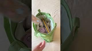 Packing my new tote bag! #whatsinmybag #packing #totebag #bagessentials #bags #shortsvideo