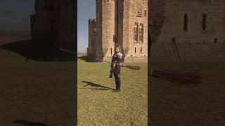 Broom stick training at THE REAL Hogwarts!