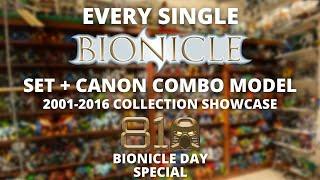 100% Complete Bionicle Set + Canon Combiner Model Collection Showcase! 810nicle Day Special 2021