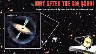 Breaking News! James Webb Telescope Finds An Ancient Black Hole Wind That’s Killing Galaxies