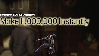 Resident Evil 4 how to make money fast unlimited ptas! PC Version!