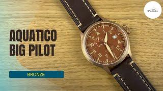 БРОНЗА, КАЧЕСТВО И ЦЕНА! Aquatico Big Pilot 43mm Bronze