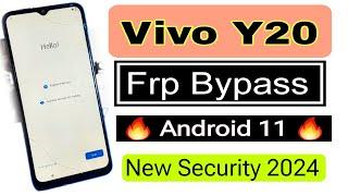 Vivo Y20 Frp Bypass Android 11 | Vivo Y20A Google Account Unlock || New Method 2024