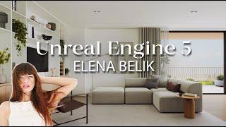 Unreal Engine 5 | Работа и отзыв Елены Белик | Интерьер в UE