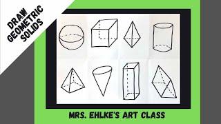How to DRAW - Geometric Solids