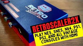 How to EASILY Play Vintage Consoles with HDMI! [BitFunx RetroScaler2X Review]