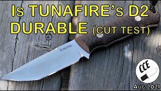 Is the D2 that TUNAFIRE uses HARD and DURABLE? - ONE TEST result. (3yr dried HARDWOOD)