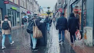 walking in the rain in Utrecht Netherlands | 4k 60 fps | first person view