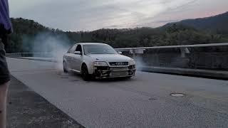 Standing burnouts on the dam #shorts #rwdyaudi #shredthedam #witw21