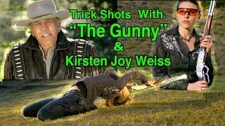 TRICK SHOTS With The GUNNY (R Lee Ermy) & Kirsten Joy Weiss  | Ep. 1