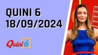 Quini 6 - Miércoles 18 de Septiembre de 2024 (18/09/2024) - Quini 6 en vivo - LotiMagic