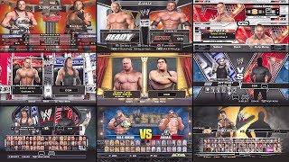 A Visual History of the Select Screen In WWE Games! from PS1 to PS4 Pro (WWE 2K18)