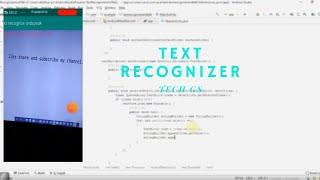 Android text recognizer and speak ocr  tutorial