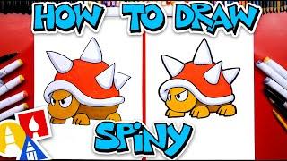 How To Draw Spiny From Mario