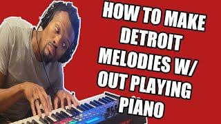 how to make SIMPLE DETROIT MELODIES in FL STUDIO