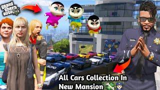 GTA 5: Franklin Set All Cars Collections in New Mansion Shinchan Plan New Cars Line Ps Gamester