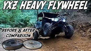 2019 Yamaha YXZ100R Heavy Flywheel Install and Review l Yamaha YXZ Flywheel Before and After | UTV