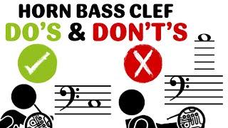 Orchestration Tip: Horn Bass Clef Do's & Don't's