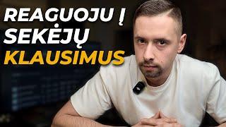 #50 Q&A - A&J pora? US ETF papildymai, Žiūrovų Pozicijos, Cony Pirkimas, Leverage ETF ir kt.