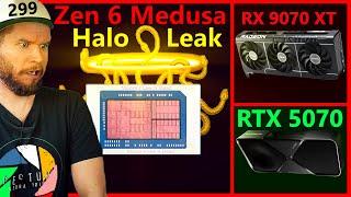 Zen 6 Medusa Halo Specs Leak, AMD 9070 XT, Nvidia RTX 5070, Strix 395 | Hubwood | Broken Silicon 299