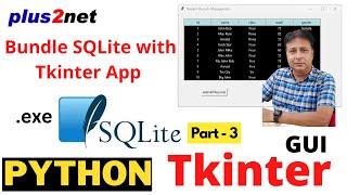 Create Standalone Tkinter App with Integrated SQLite Database #Python #Tkinter #SQLite #PyInstaller