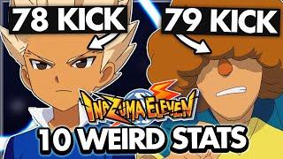 Top 10 Inazuma Eleven Players With Weird Stats